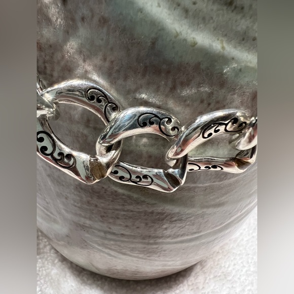 Brighton open link sterling necklace - Picture 5 of 7